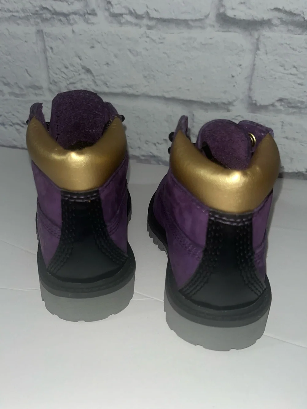 Timberland Exclusive Hip Hop Edition Purple Boots Girls  Gold Toddler size 6